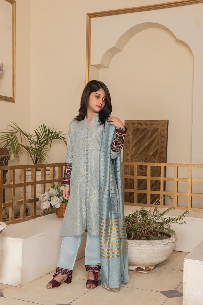 Khadijah Vol 12 – Celeste Grace Sky Blue (Mother & Daughter Collection)