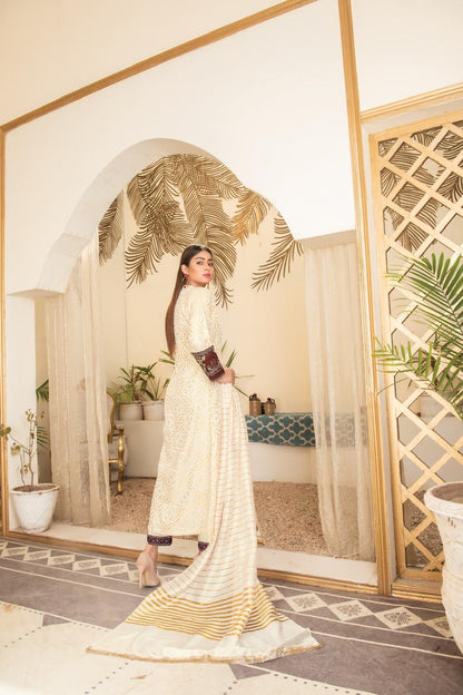 Khadijah Vol 12 – Ivory Grace Off White (Mother & Daughter Collection)
