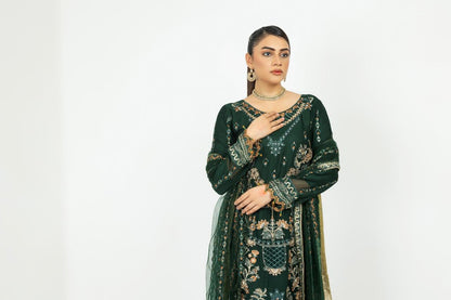 Signature China Silk Suit – Evening Luxe (Design 11)