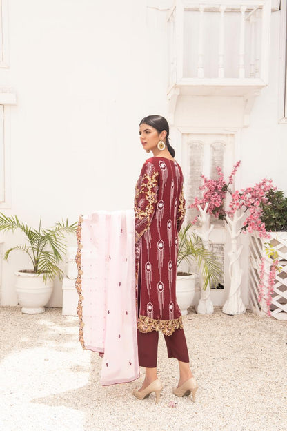 Elegant Crinkle Ensemble – Luxe Festive Edit (Design 1)