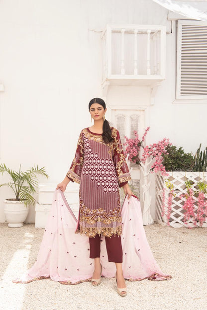 Elegant Crinkle Ensemble – Luxe Festive Edit (Design 1)