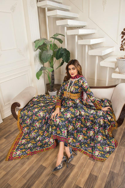 Everyday Chic Lawn Suit – Chiffon Dupatta (Design 5)