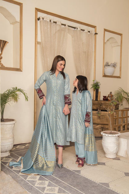 Khadijah Vol 12 – Celeste Grace Sky Blue (Mother & Daughter Collection)