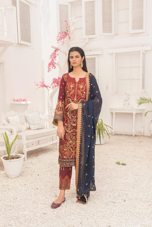 Elegant Crinkle Ensemble – Luxe Festive Edit (Design 3)