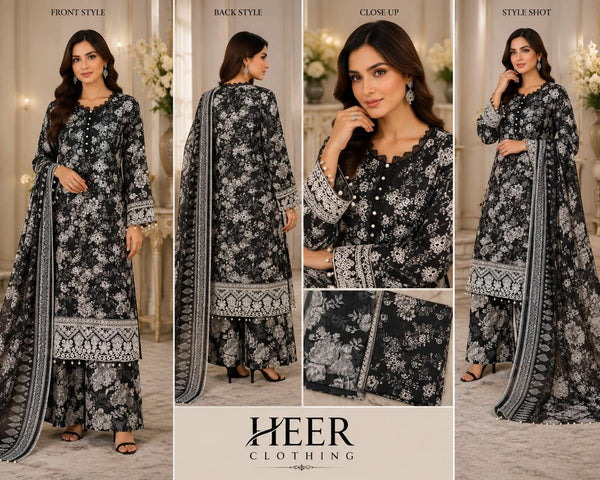 Embroidered Digital Print Lawn 2026