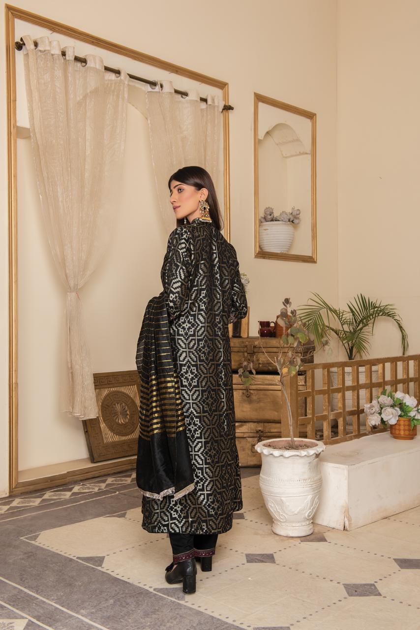Khadijah Vol 12 – Midnight Elegance Black (Mother & Daughter Collection)