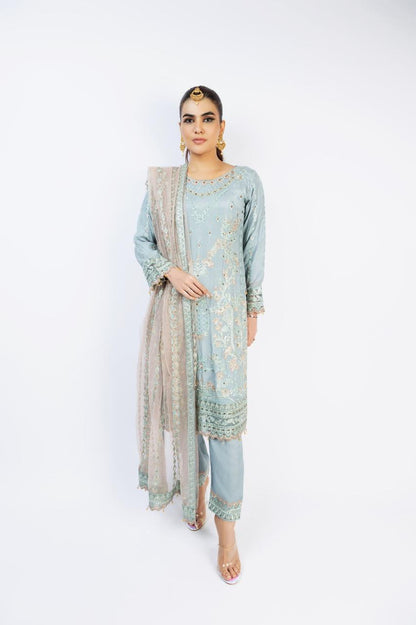 Pure China Silk Suit - AD 805 (Design 14)