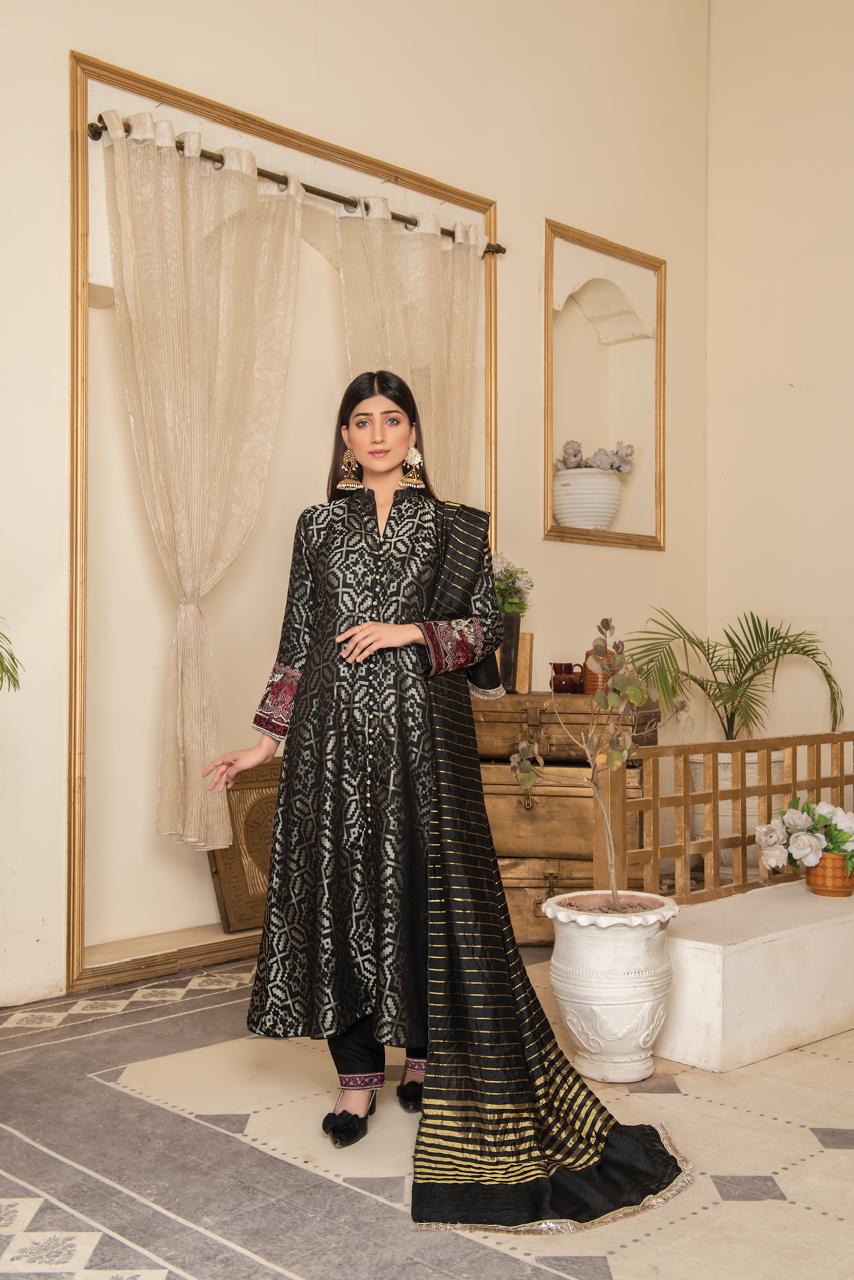 Khadijah Vol 12 – Midnight Elegance Black (Mother & Daughter Collection)