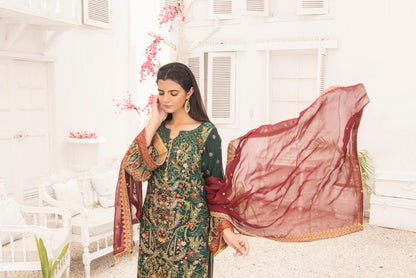 Elegant Crinkle Ensemble – Luxe Festive Edit (Design 6)