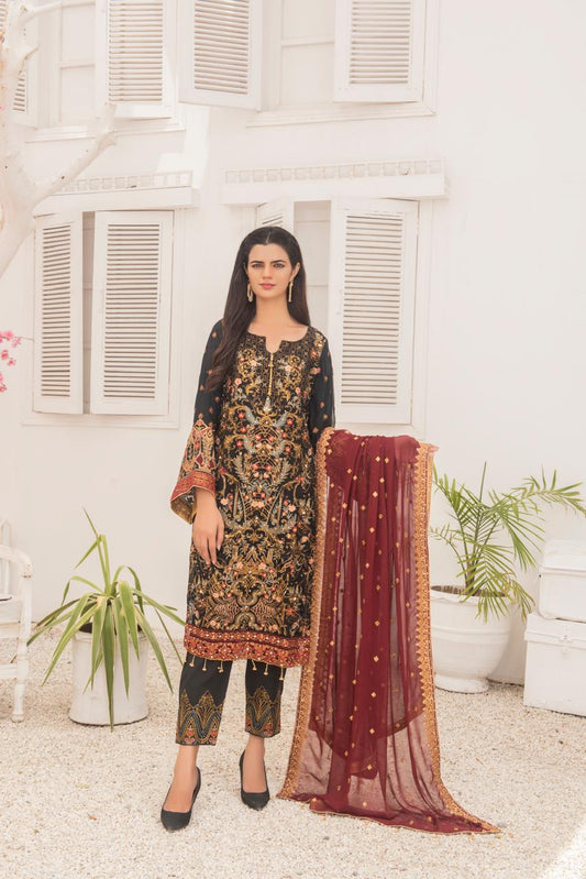 Elegant Crinkle Ensemble – Luxe Festive Edit (Design 8)